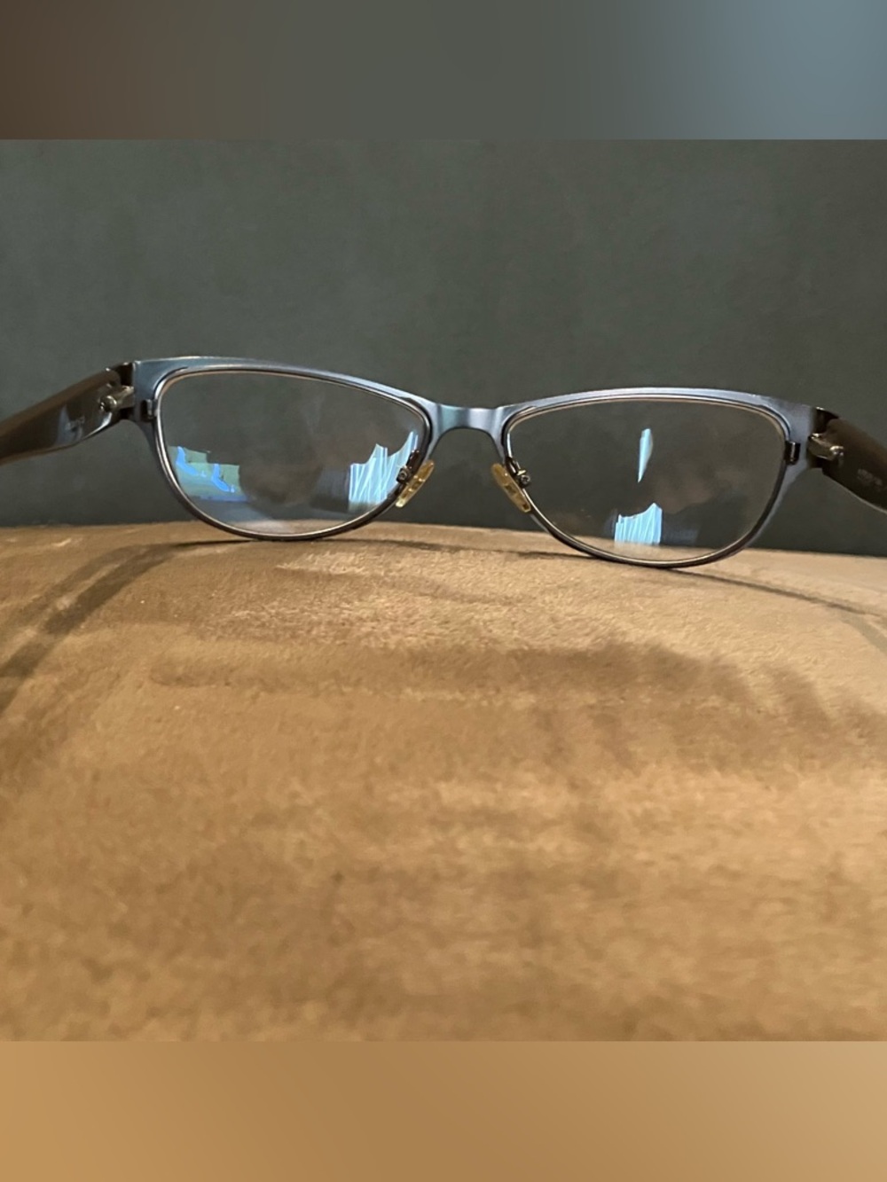 Kardashian Kollection Metallic  Metal Rim Glasses